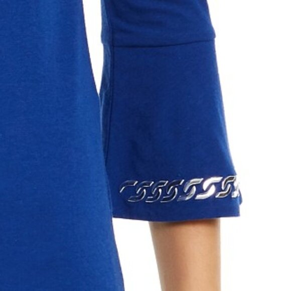 A129 Michael Kors Embellished Bell-Sleeve Top - P - Picture 2 of 2